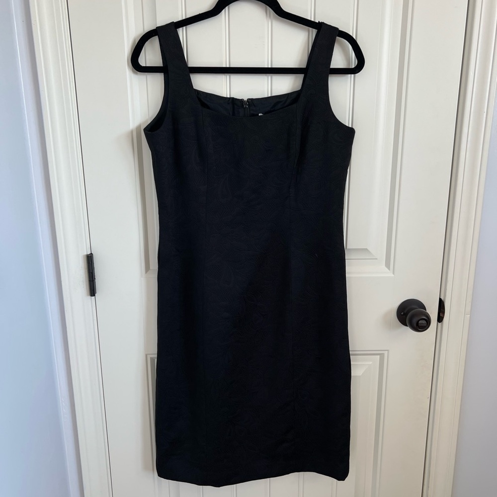 Liz Claiborne size 8 black sleeveless dress